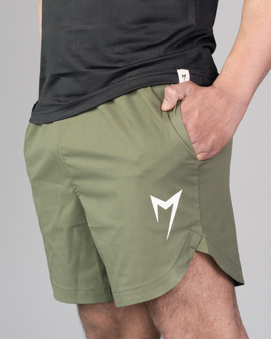Edge Regular fit Shorts - Olive