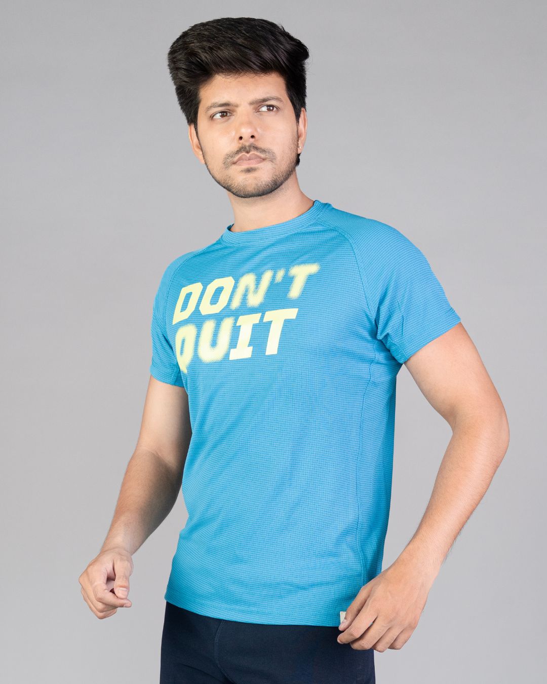 Grid Rush Tee - Scuba Blue