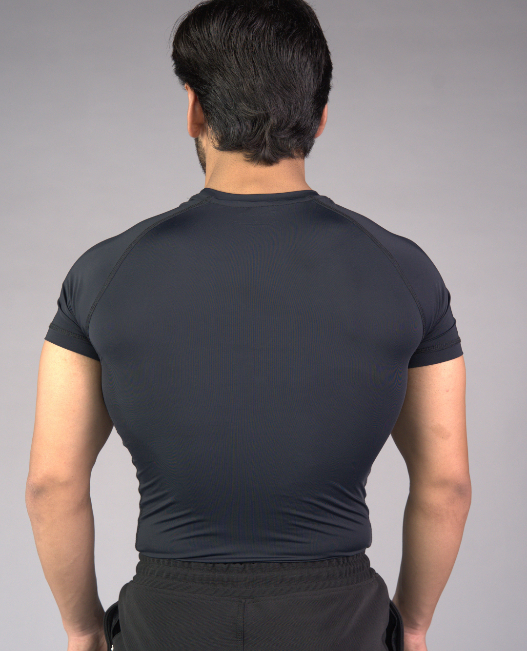 Flex Rib Tee - black