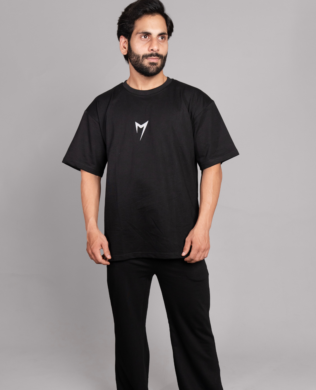 Men’s Relaxed Fit Co-ord Set - Black