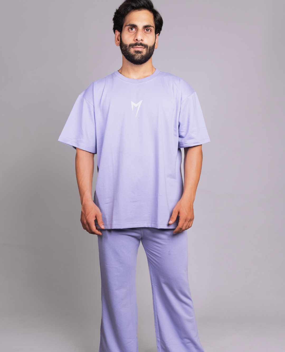 Men’s Relaxed Fit Co-ord Set - Purple