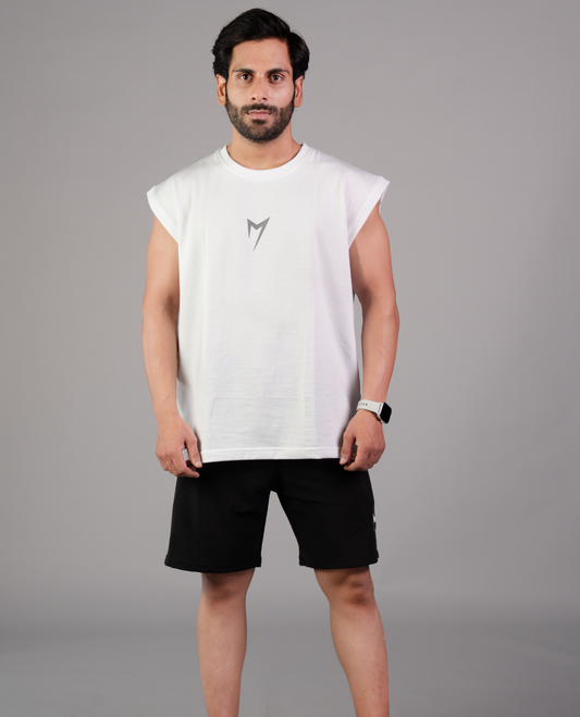 Core Flex Tank - White