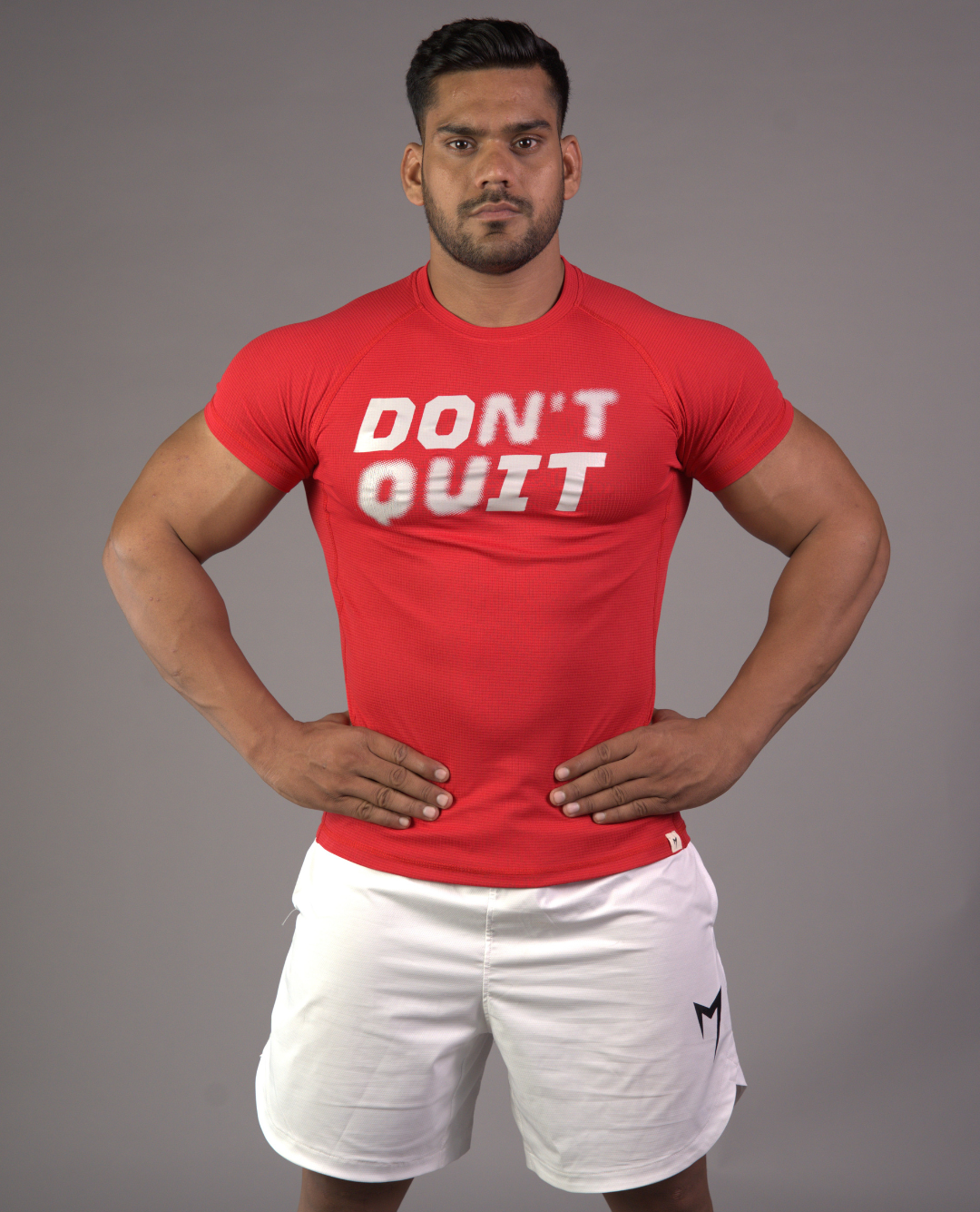 Grid Rush Tee - Red