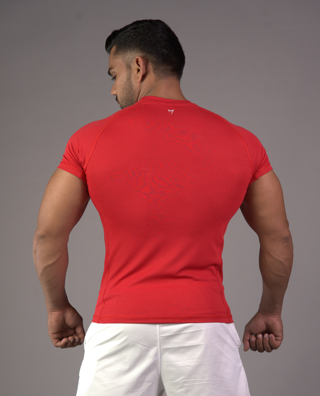 Grid Rush Tee - Red