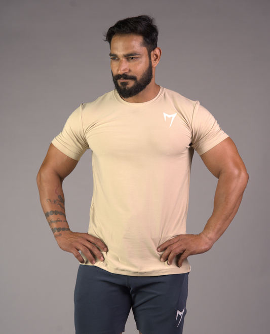 Core Stride Tee - Almond