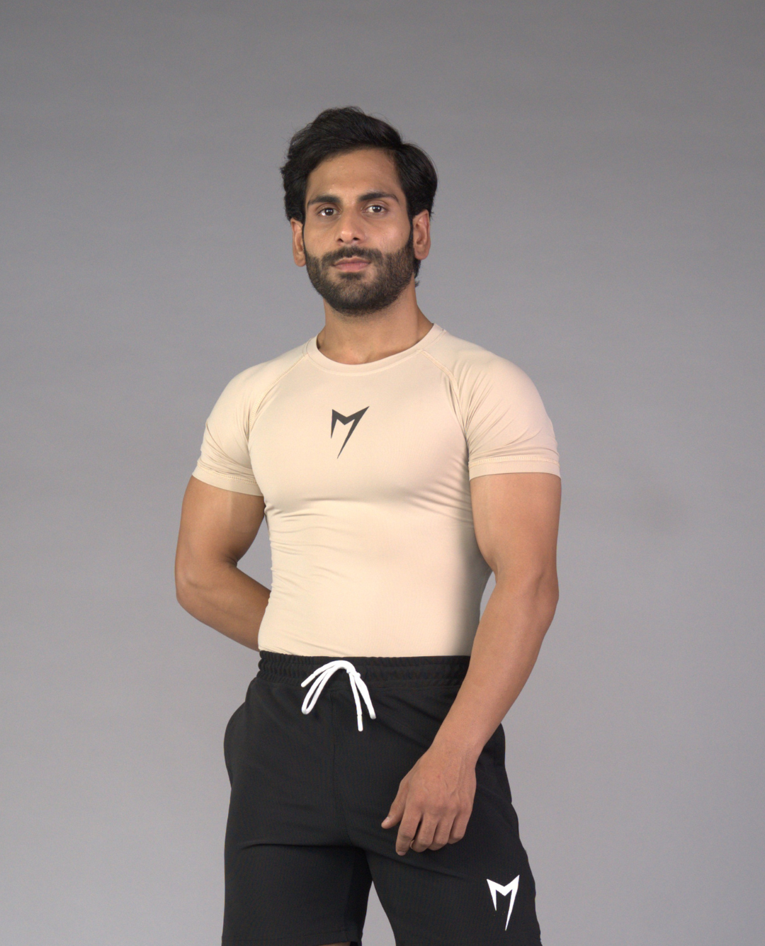 RageCore Compression Tee - Almond