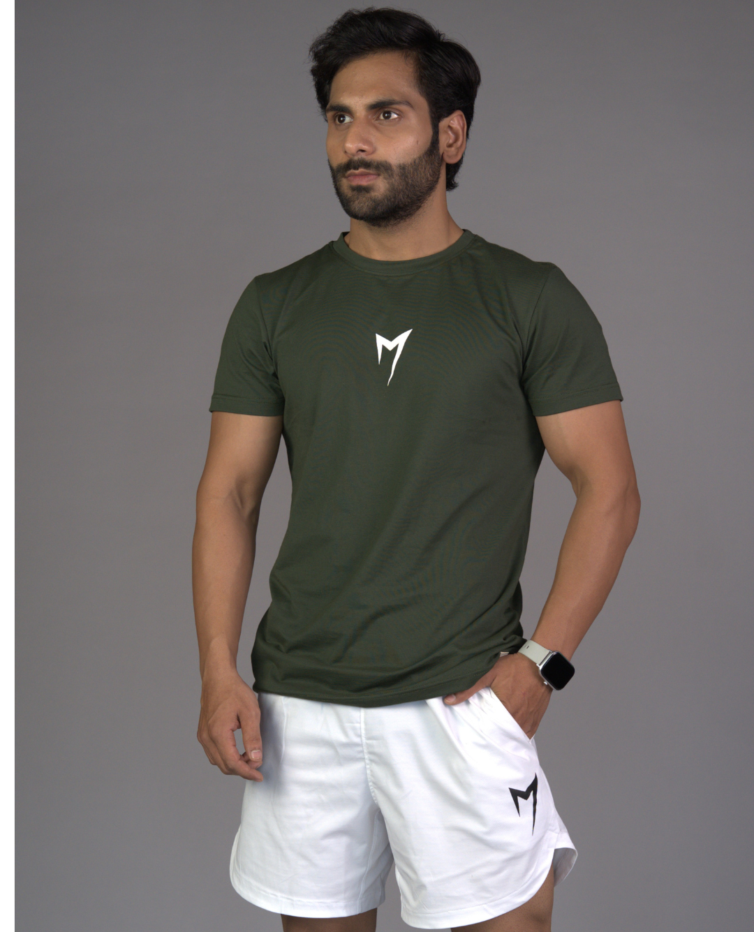 StrideX Running Tee - Olive