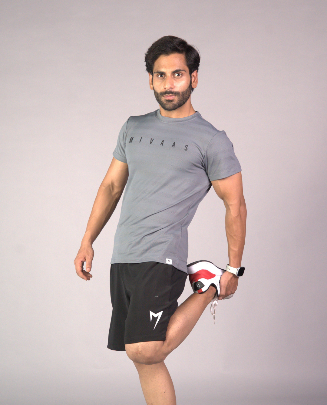 Ember Slim fit T-Shirt - Castle Rock Grey