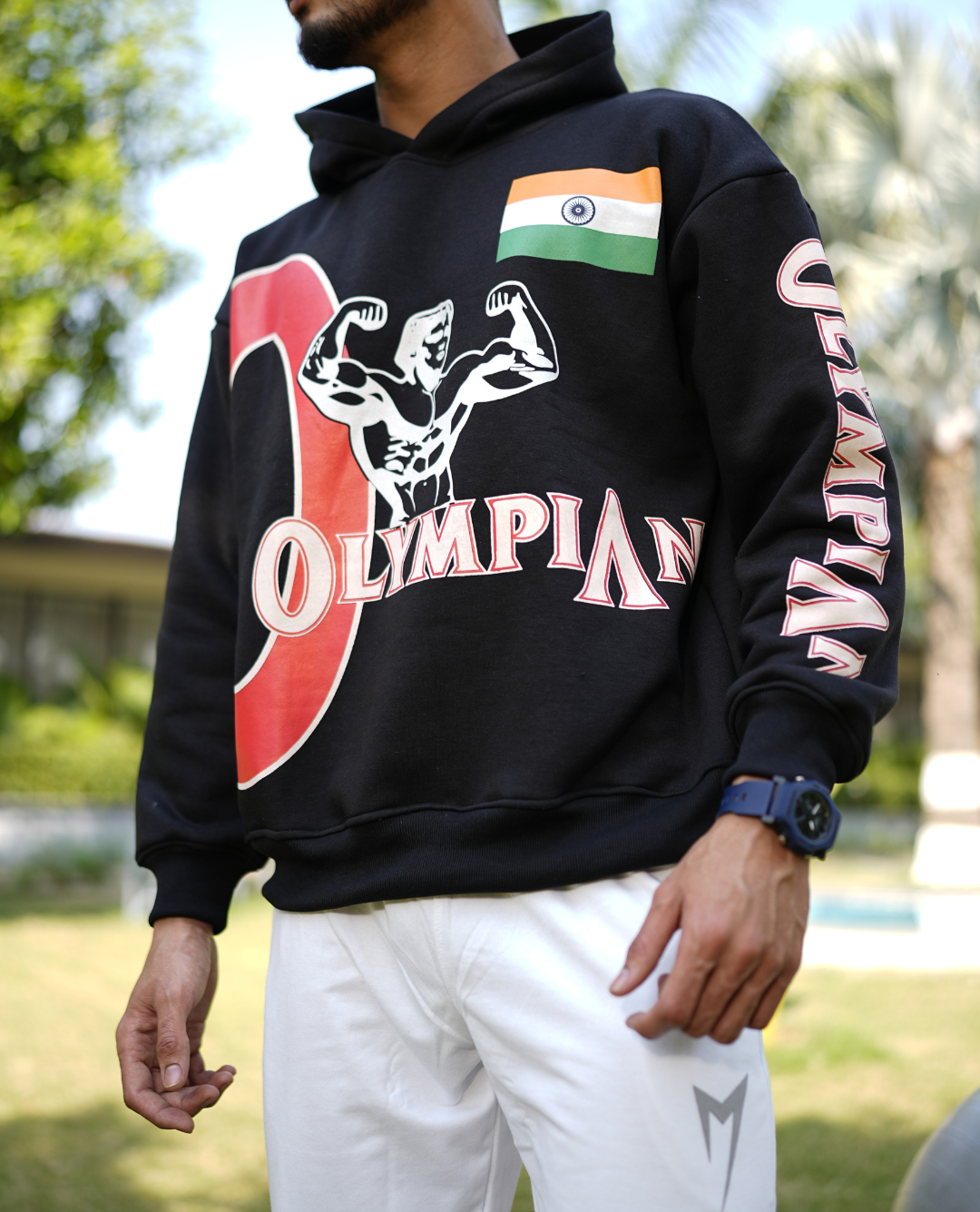 Olympian Rage – India Pride Hoodie