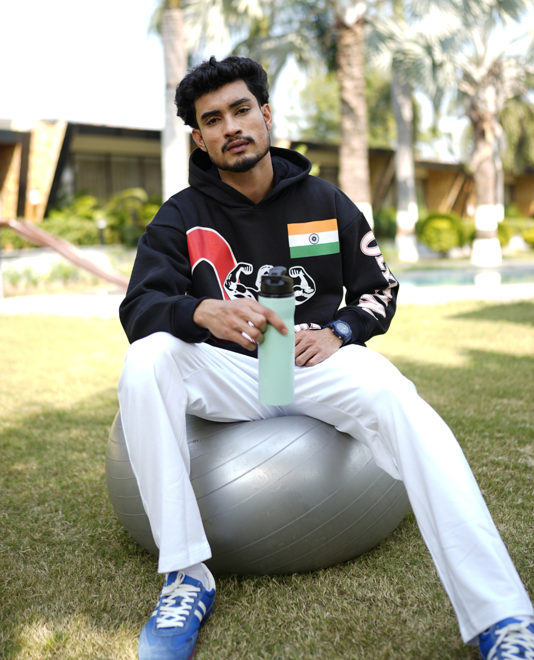 Olympian Rage – India Pride Hoodie