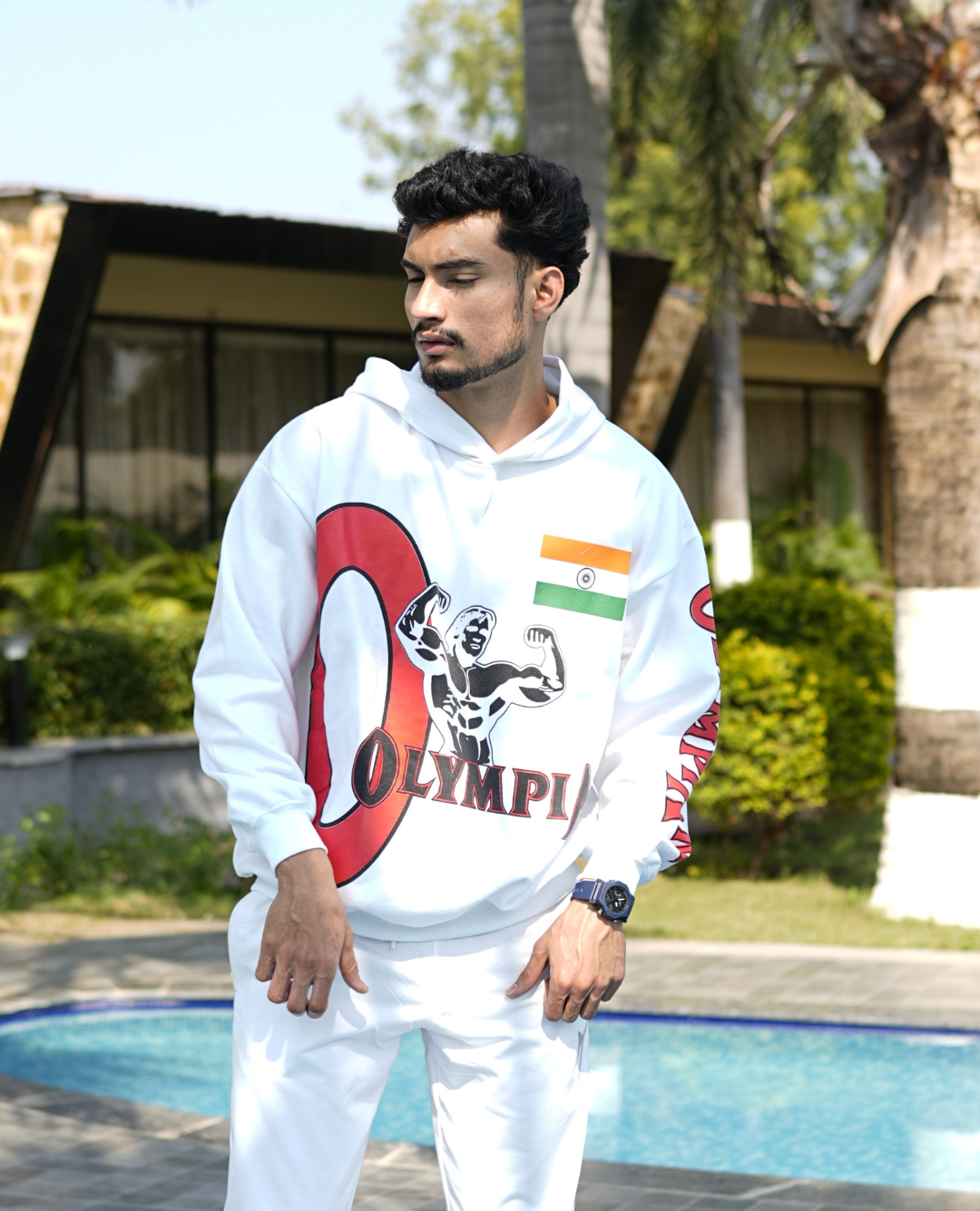 Olympian Rage – India Pride Hoodie