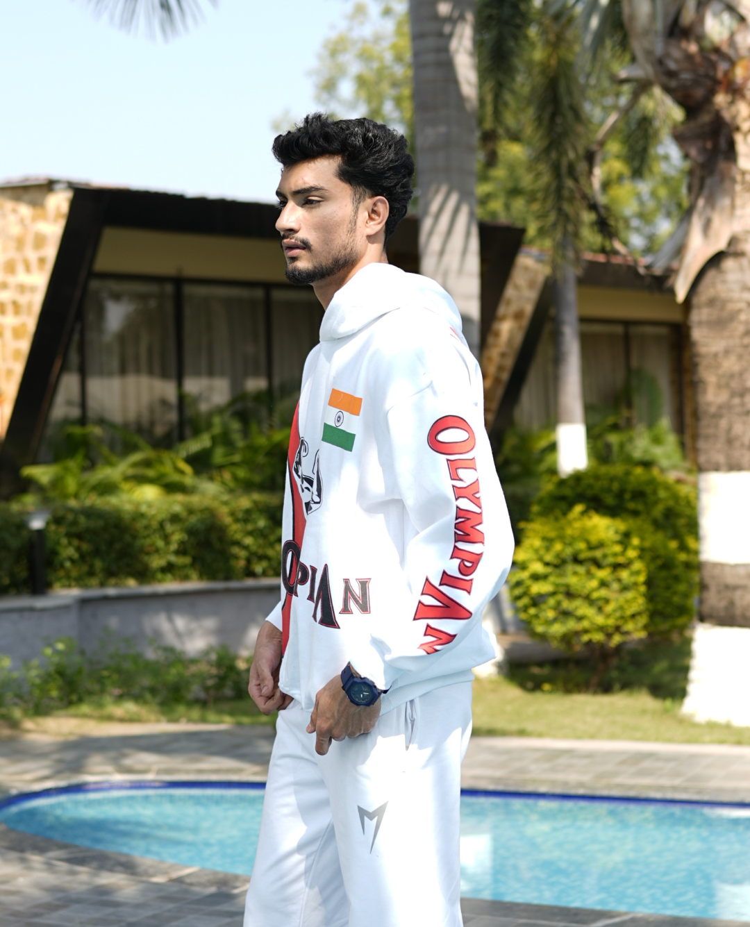 Olympian Rage – India Pride Hoodie