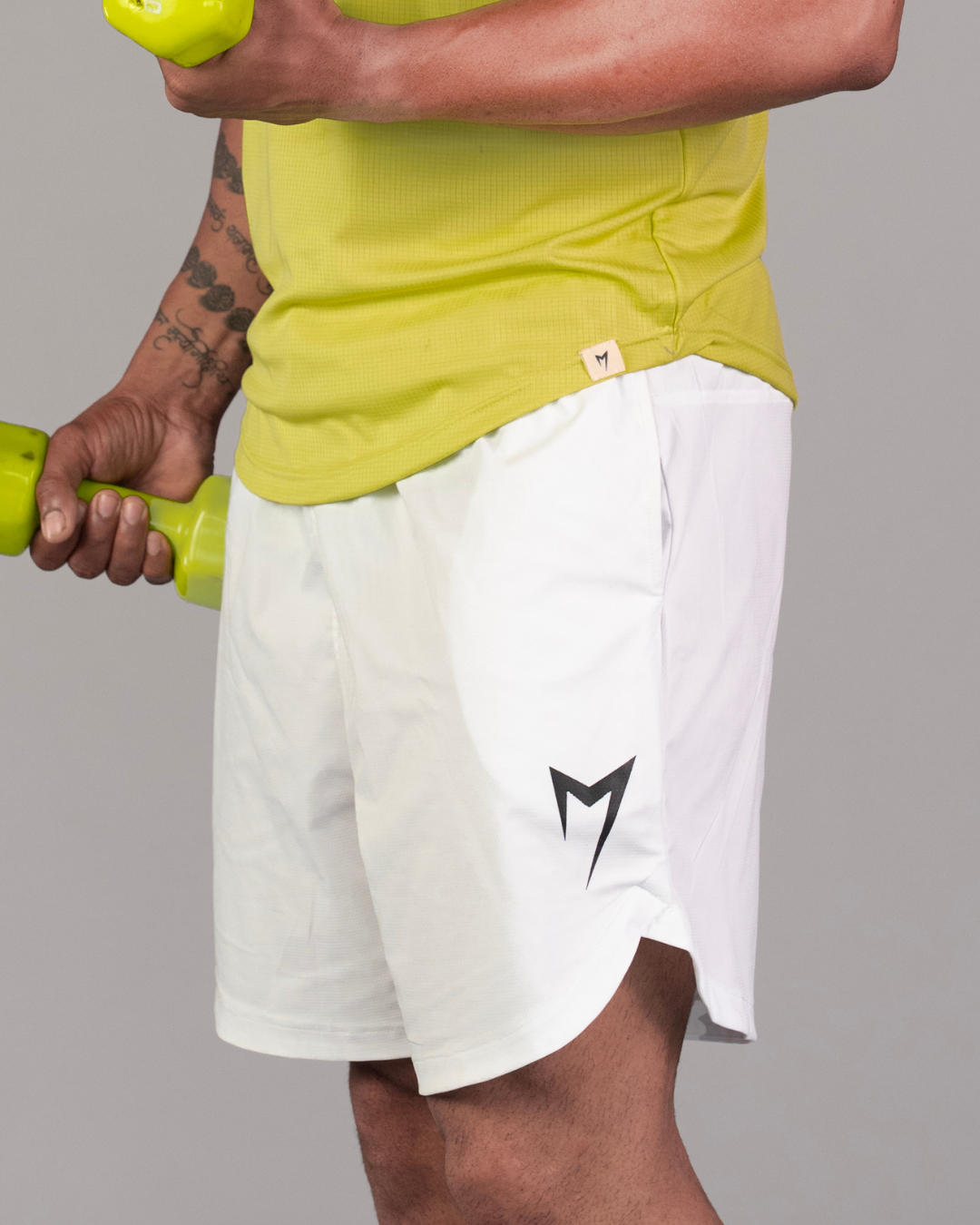 Edge Regular fit Shorts - White