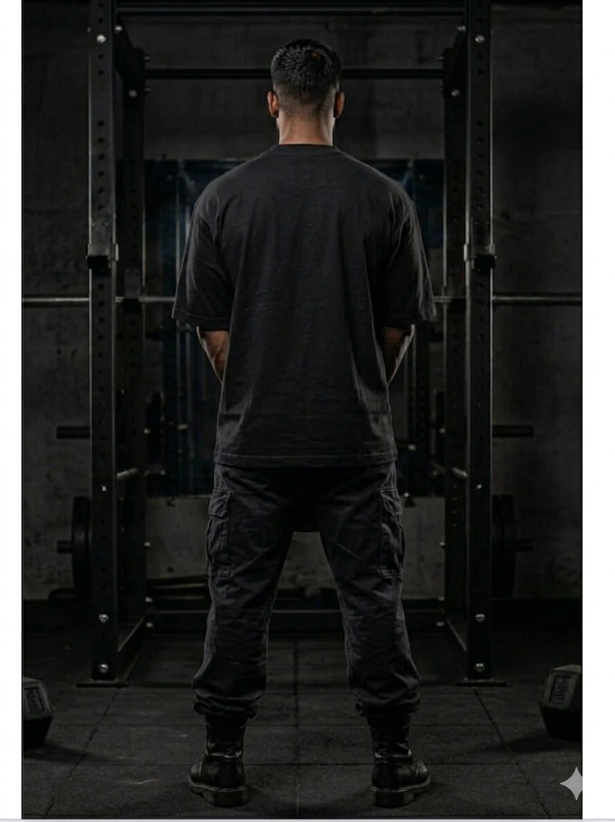 Men’s Oversized T-Shirt – Black