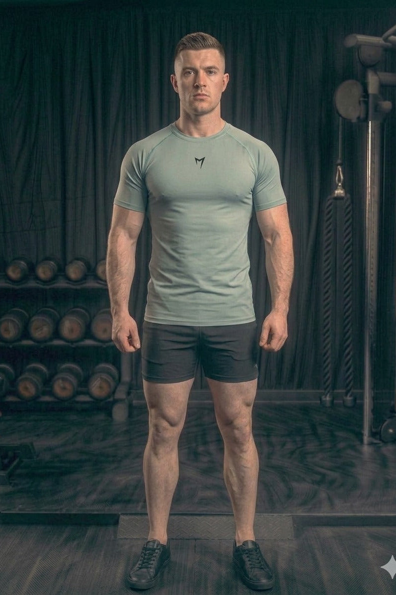 Olive Grey Compression T-Shirt