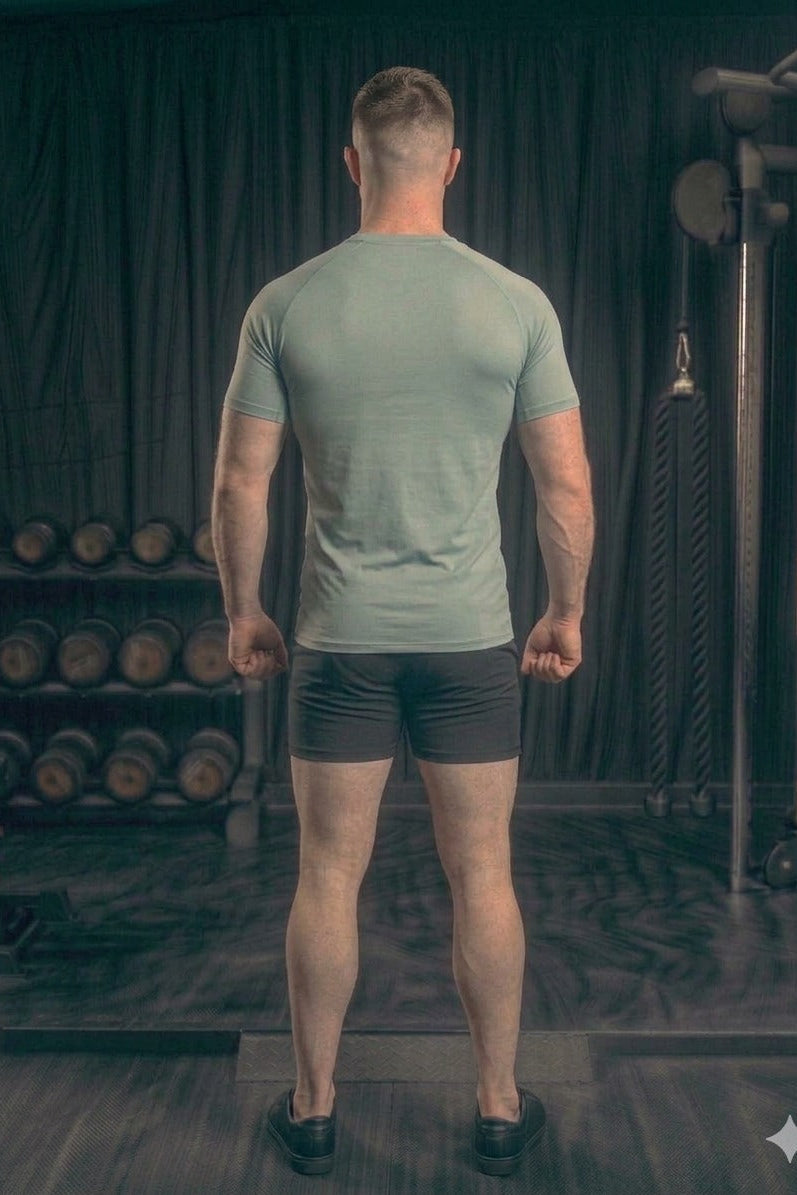 Olive Grey Compression T-Shirt