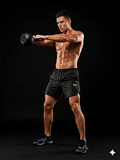 Black Quick-Dry Performance Shorts