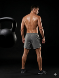 Gray Quick-Dry Performance Shorts