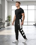 Premium Black Activewear Track Pants