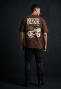 Pressure Is A Privilege Oversized Printed T-Shirt