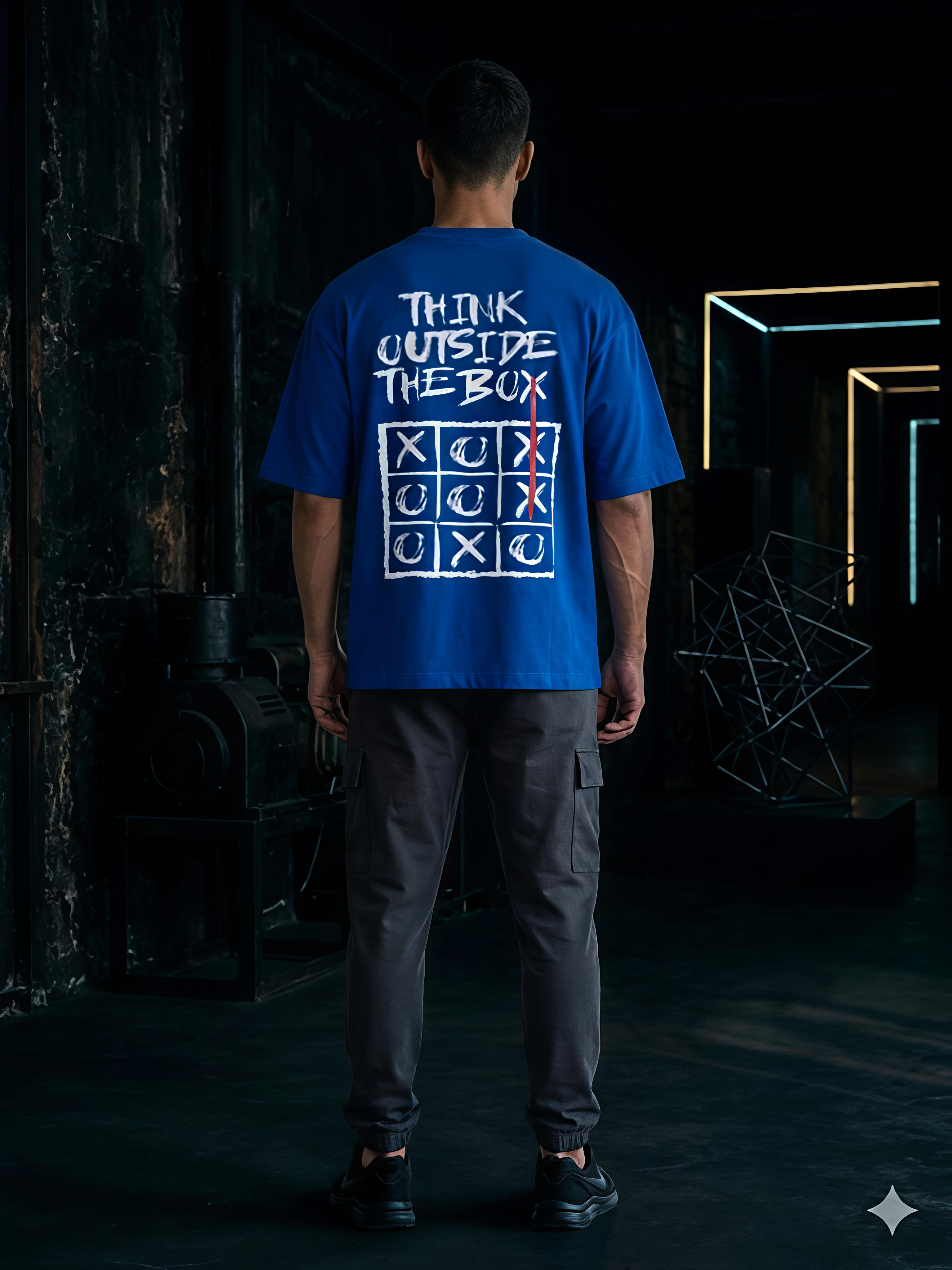 Outside The Box Oversized Printed Tee