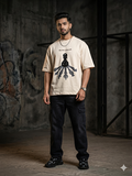 Master Yourself Oversized Printed T-Shirt