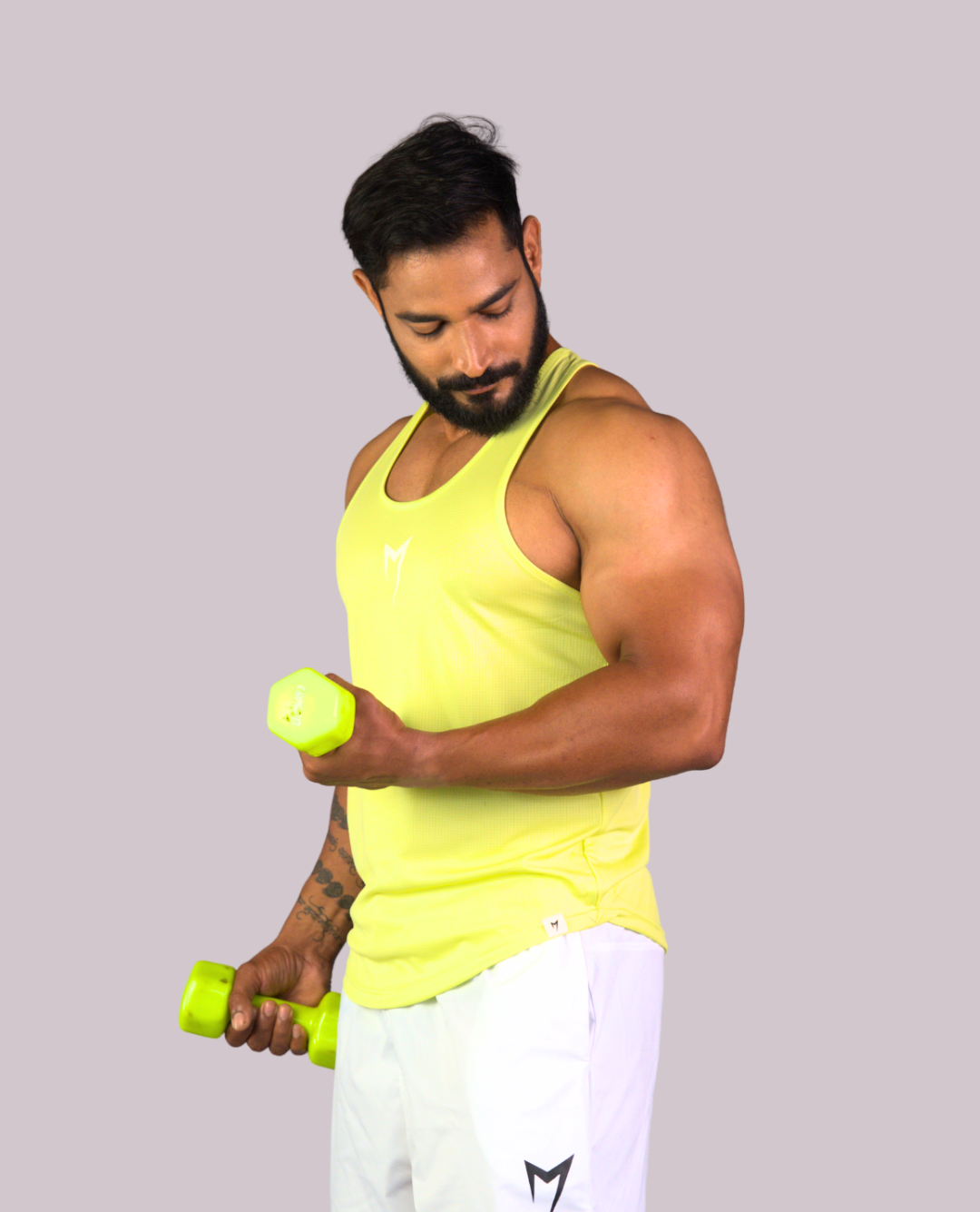 Iron Core Tank - Neon Yellow
