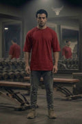 Men’s Oversized T-Shirt Mehroon