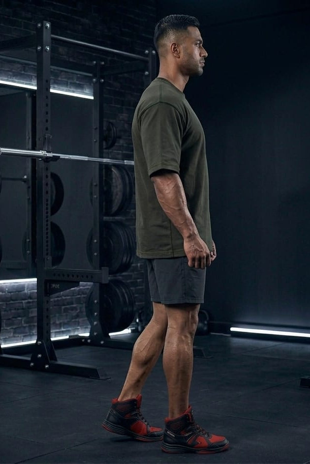 Men’s Oversized T-Shirt-Military Green