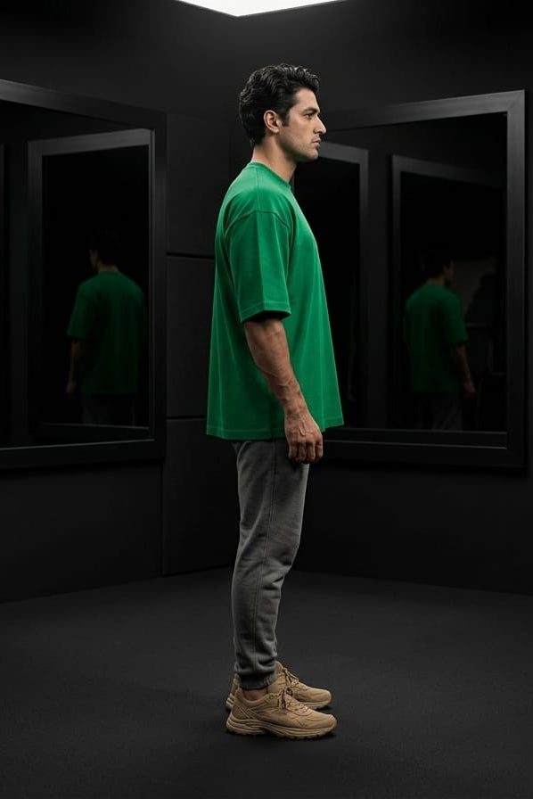 Men’s Oversized T-Shirt- Mirchi