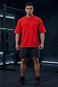 Men’s Oversized T-Shirt- Orange