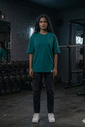 Women’s Oversized T-Shirt –Petrol Blue
