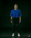 Women’s Combination Crop Top – Royal Blue