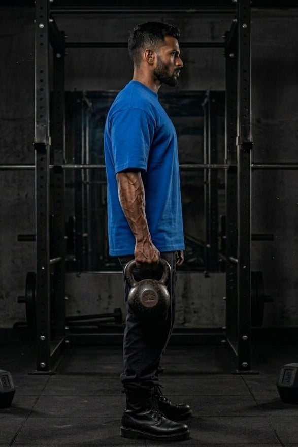 Men’s Oversized T-Shirt-Royal Blue