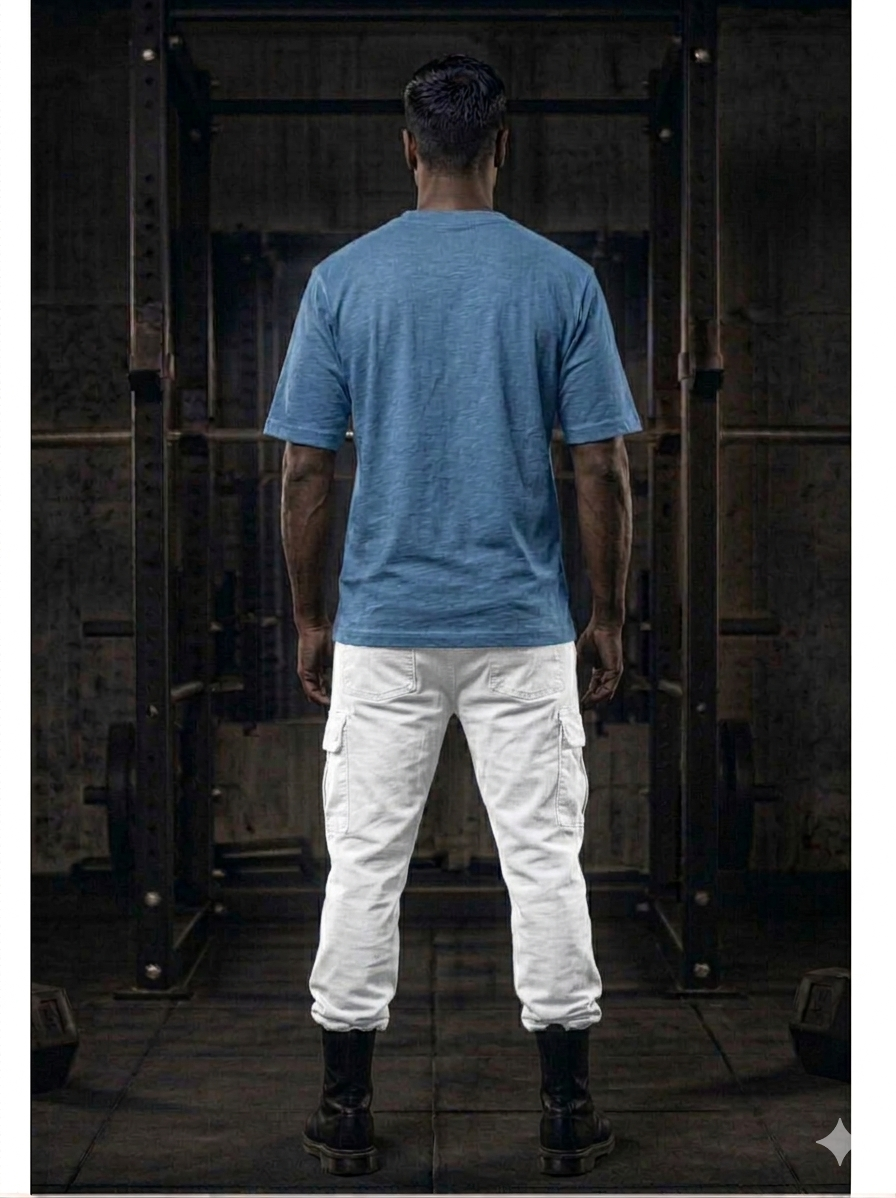 Men’s Oversized T-Shirt – Sky Blue