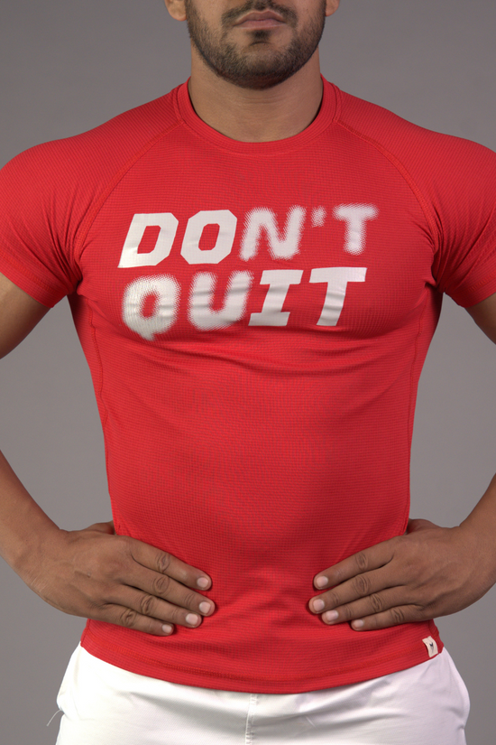 Grid Rush Tee - Red
