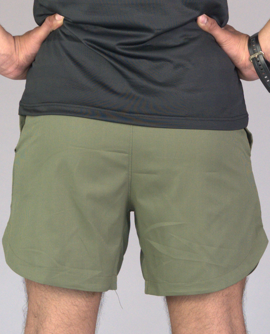 Edge Regular fit Shorts - Olive
