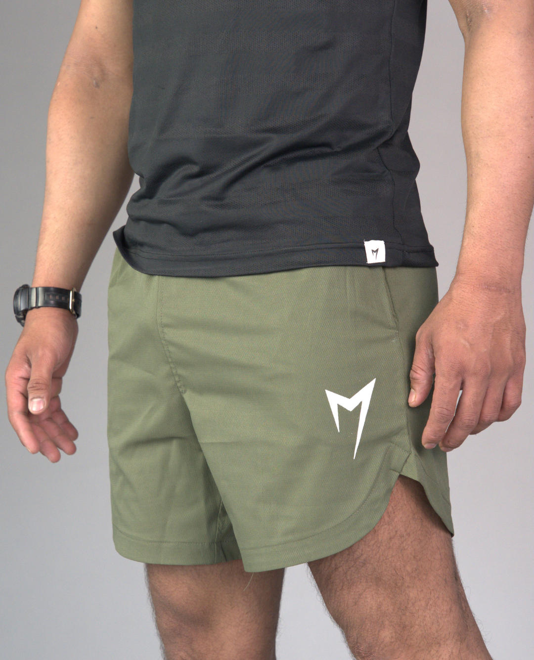 Edge Regular fit Shorts - Olive