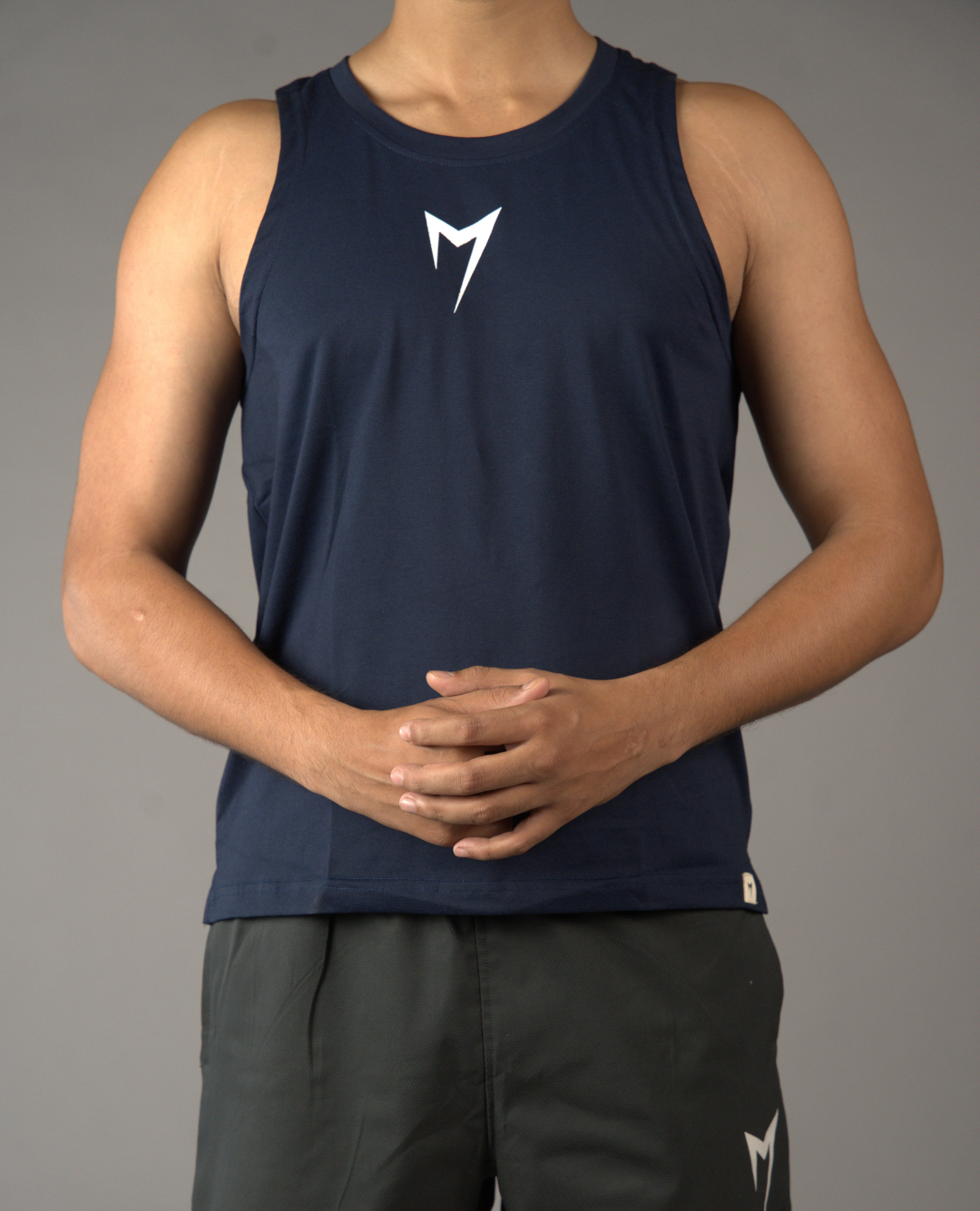 Ember Regular Fit Tank - Navy