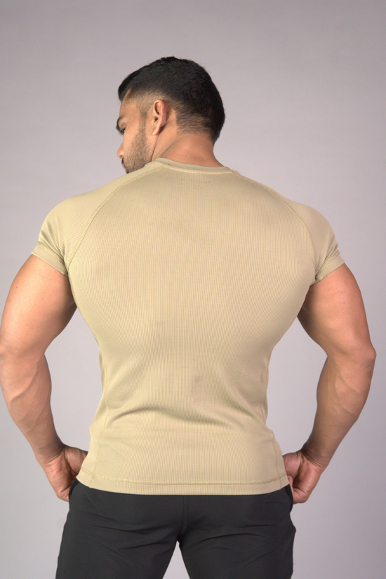Flex Rib Tee - Cornstalk
