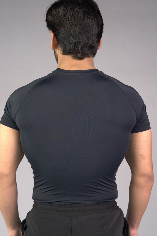 Flex Rib Tee - black