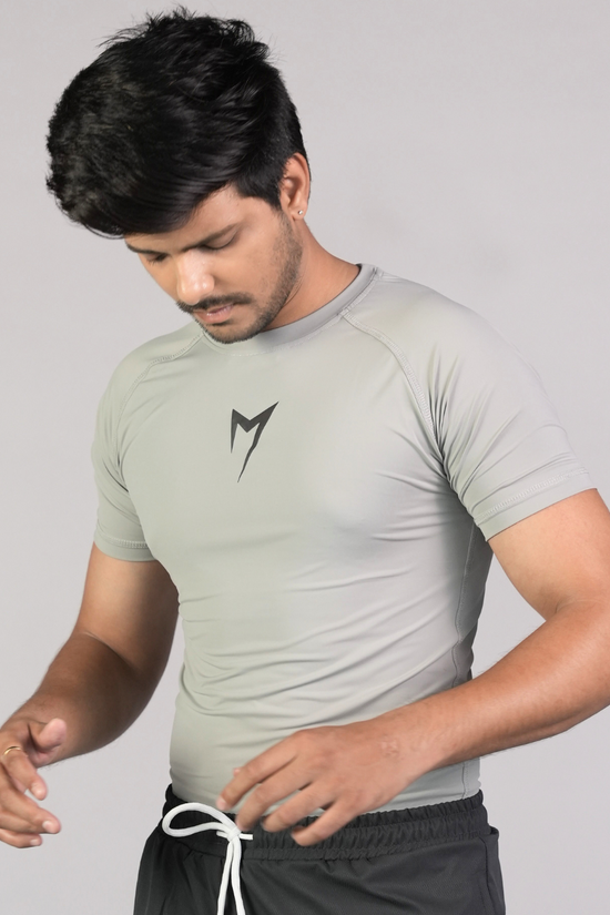Flex Rib Tee - Feather