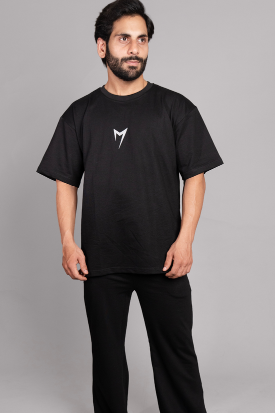 Men’s Relaxed Fit Co-ord Set - Black