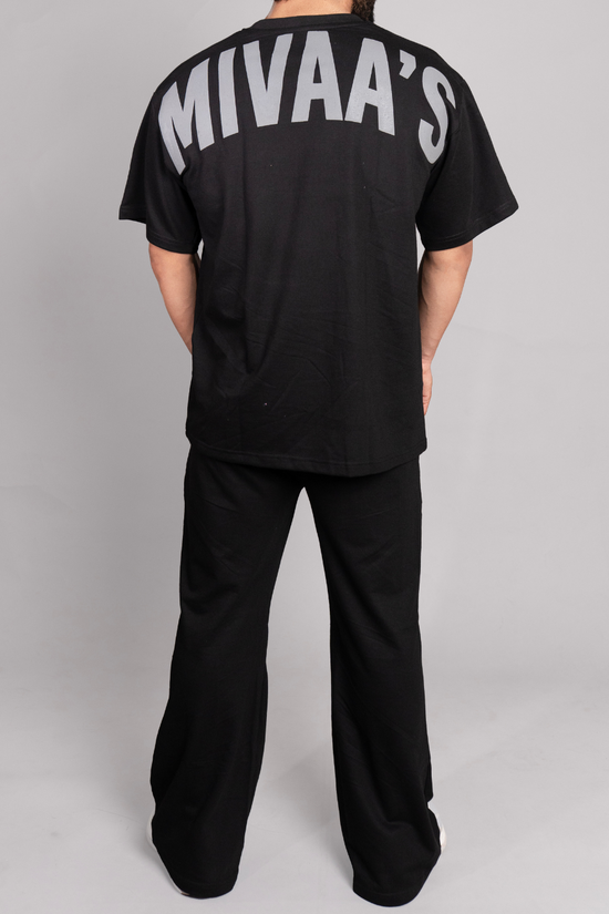 Men’s Relaxed Fit Co-ord Set - Black