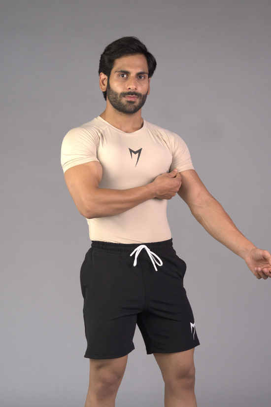 Flex Rib Tee - Almond