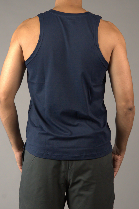 Ember Regular Fit Tank - Navy
