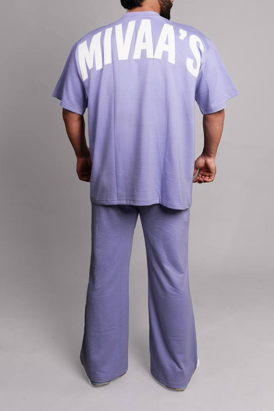 Men’s Relaxed Fit Co-ord Set - Purple
