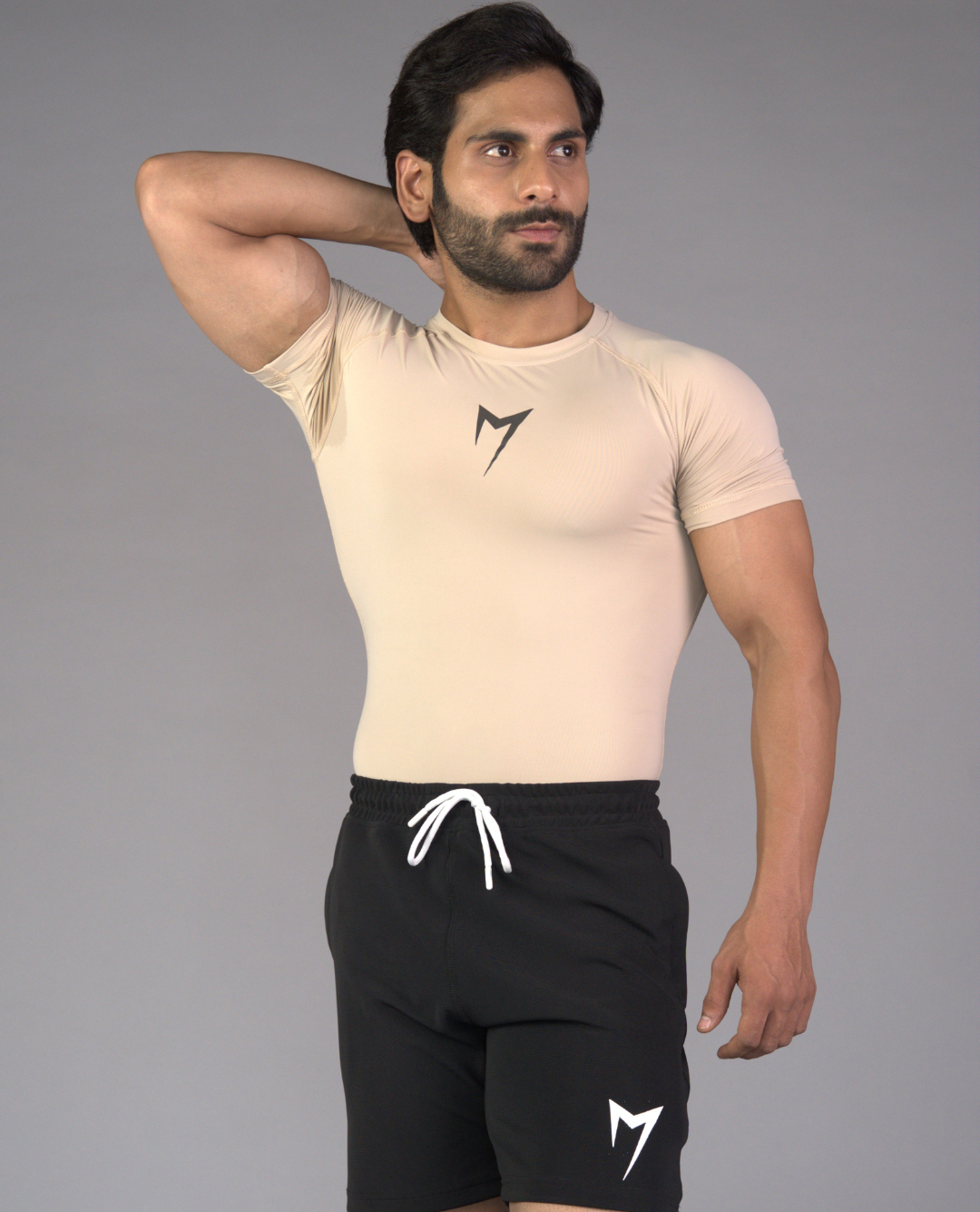 Flex Rib Tee - Almond