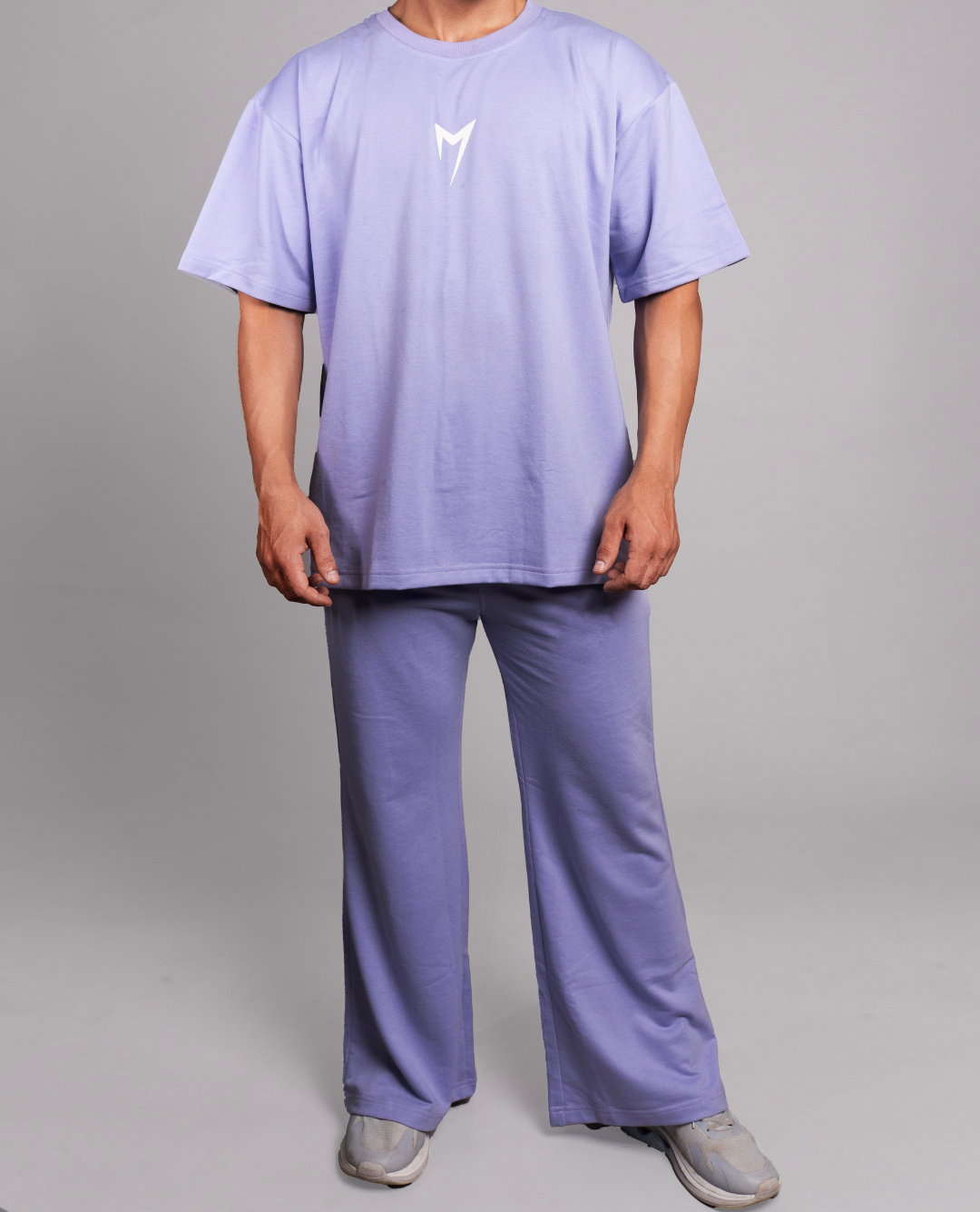 Men’s Relaxed Fit Co-ord Set - Cloud Brust