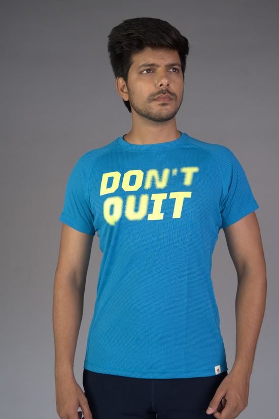 Grid Rush Tee - Scuba Blue